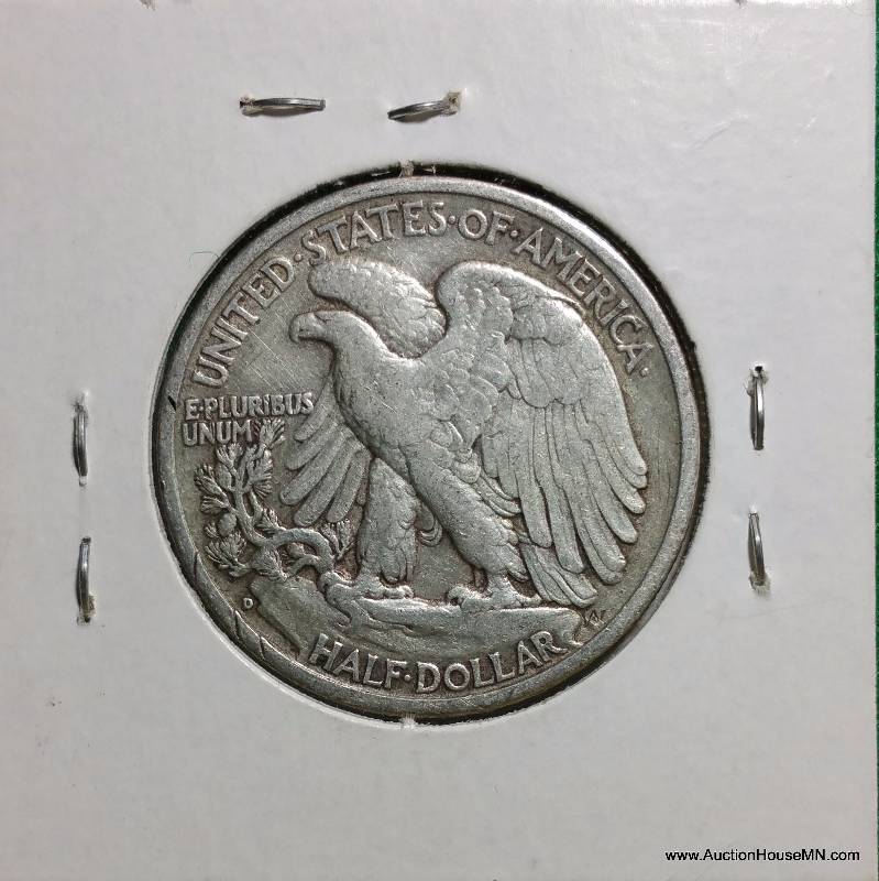 1942 D Walking Liberty Silver Half Dollar
