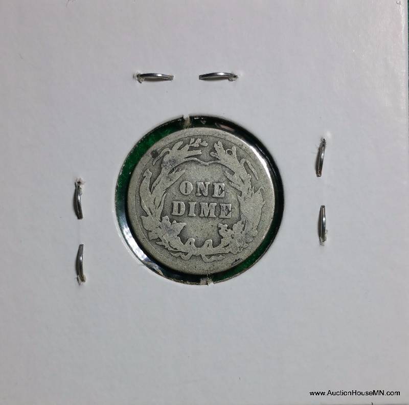 1910 Barber Silver Dime