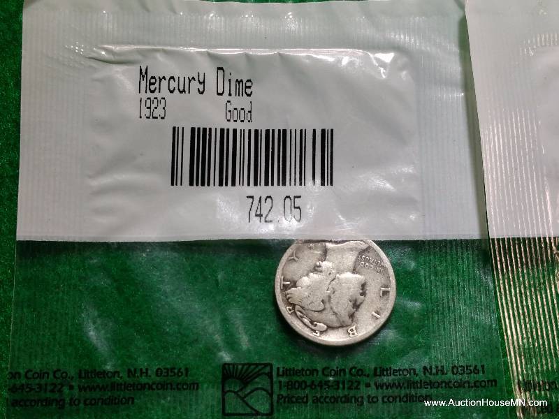 Mercury Dimes, Barber Dime, and More
