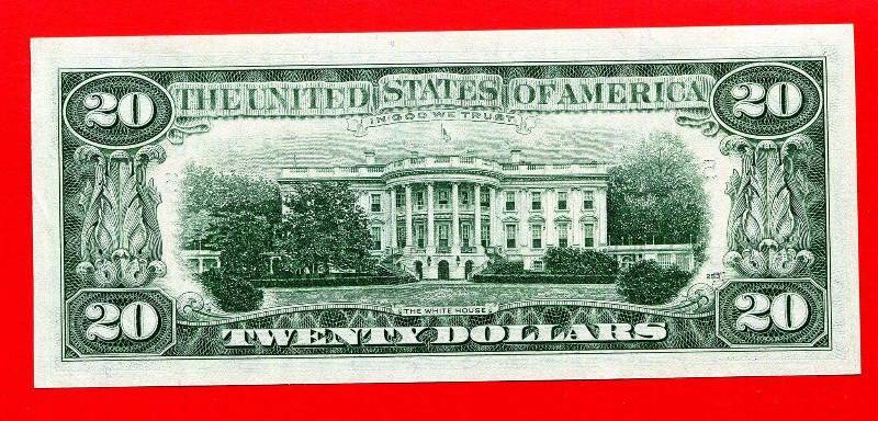 Choice UNC $20 Series 1981 Richmond FRN ERROR NOTE