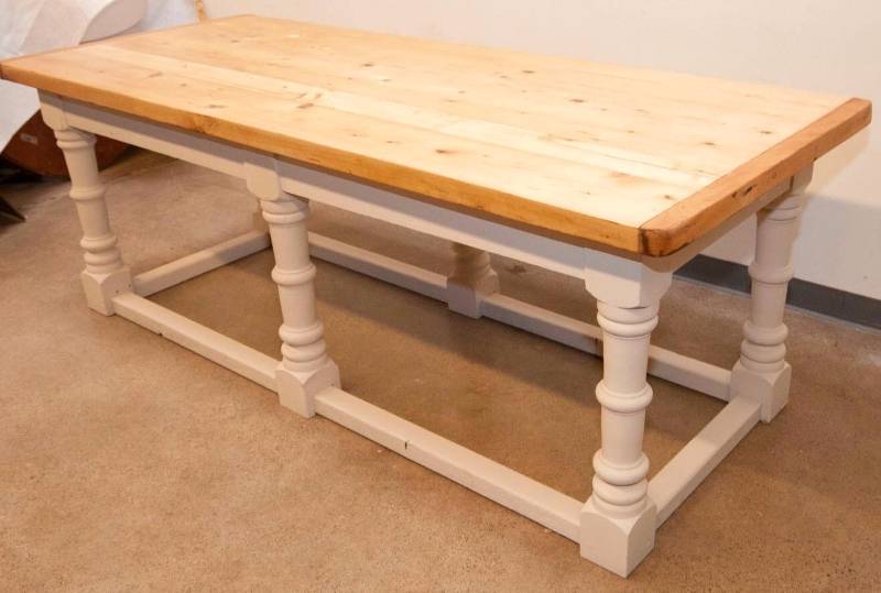 Large English Farmhouse Refectory Table