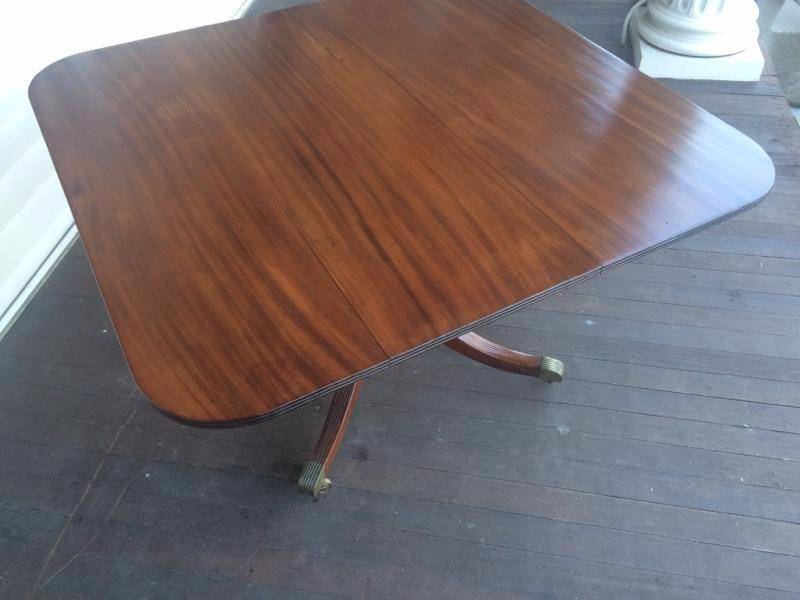 1840s English Regency Period Pedestal Table