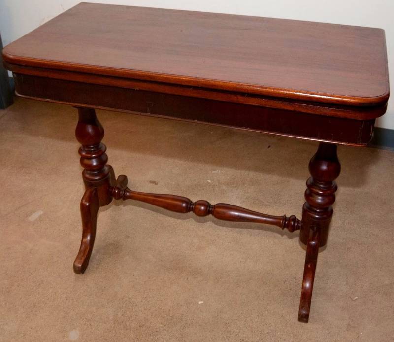 Circa 1840s English Regency Period Card Table