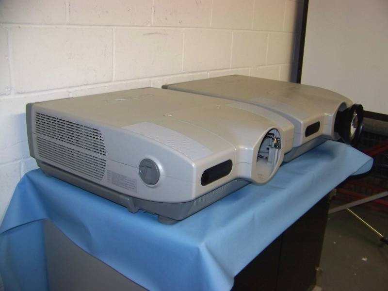 lot 112 image: (2) Sony, VPL-FE110U, LCD Projectors - HUGE Projectors