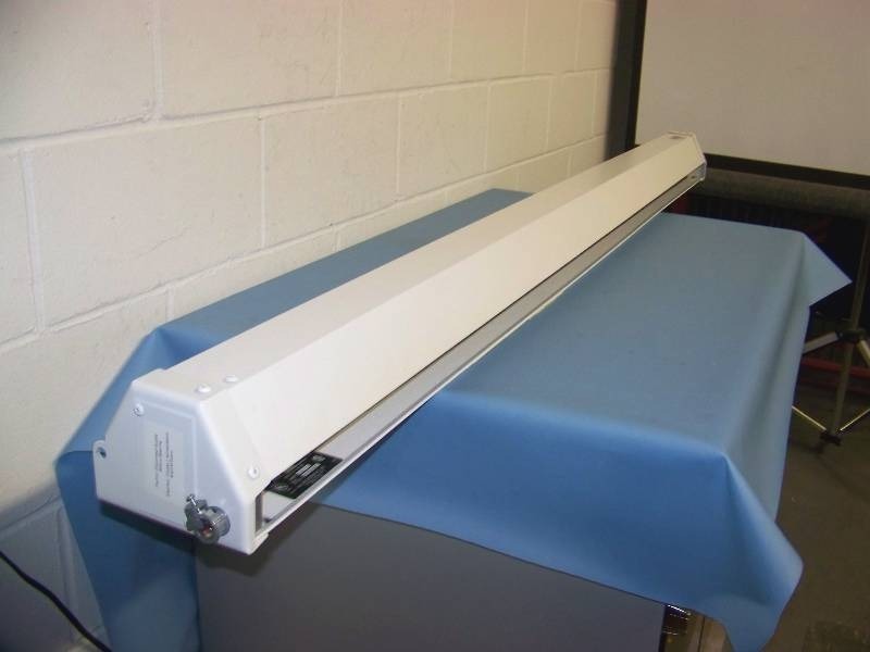 lot 31 image: Da-Lite, Cosmopolitan, Powered, Projection  Movie Screen