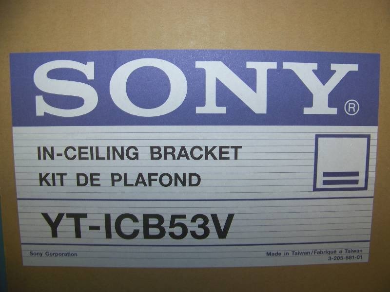 lot 103 image: (5) Sony, In-Ceiling, Flush Mount, Camera Mounting Brackets - BRAND NEW