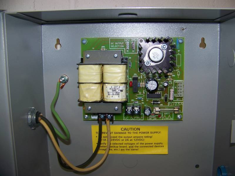lot 102 image: (3) Von Duprin, Class 2 Power Supply Boxes