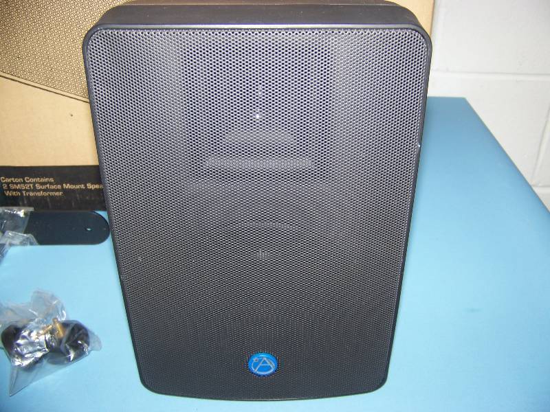 lot 42 image: (1) Atlas Sound, Strategy Series, 2-Way Surface Mount Speaker in Original Box
