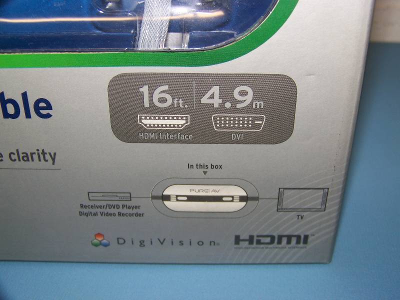 lot 76 image: Pure AV, RazorVision, HDMI Interface to DVI Cable - BRAND NEW