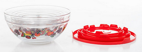Chef Buddy 20-Pc. Glass Bowl and Lid Set