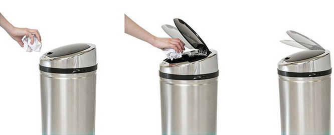 iTouchless 8 Gallon Motion Sensor Trash Can