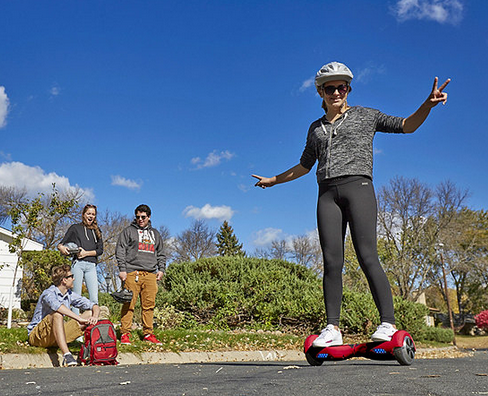 Self-Balancing 2-Wheeled Electric Scooter with 36V Samsung Battery and UL-Listed Charger Model EZ-T65 � Red