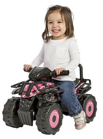 Honda Pink Camo Utility ATV Ride-On