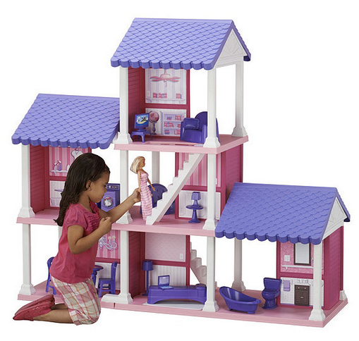 American Plastic Toys Fashion Doll Dollhouse