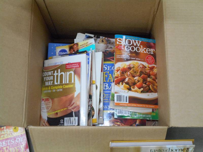 lot 80 image: Box Full Of Assorted Cooking Books ...