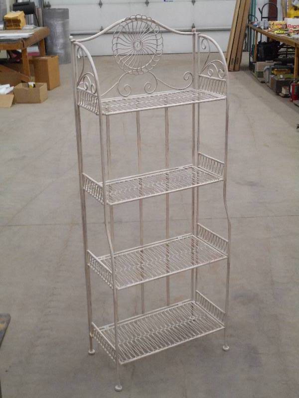 lot 97 image: 5ft 4-Level Steel Shelf Unit ...