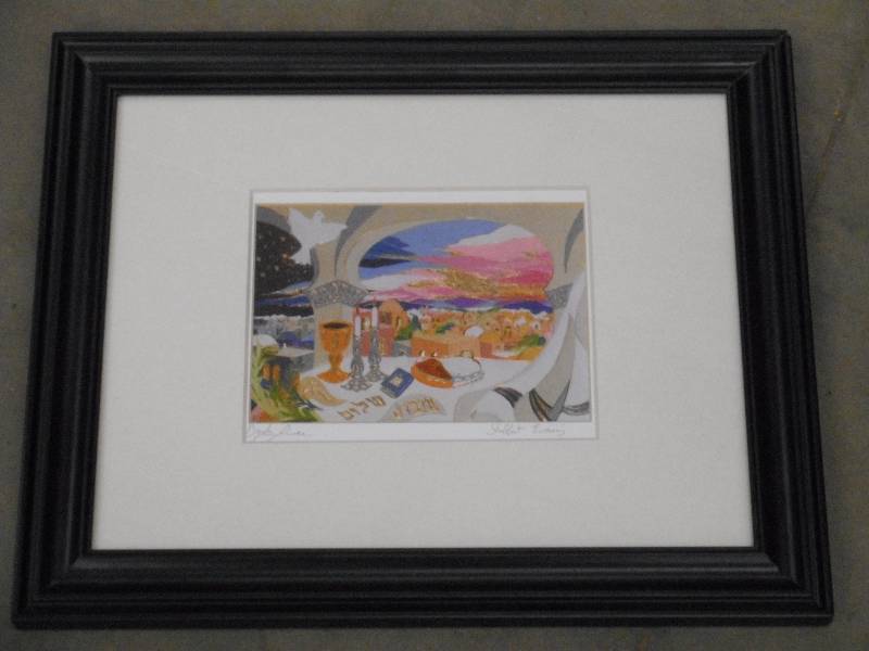 lot 130 image: Signed & Framed Art Piece Bracha L...