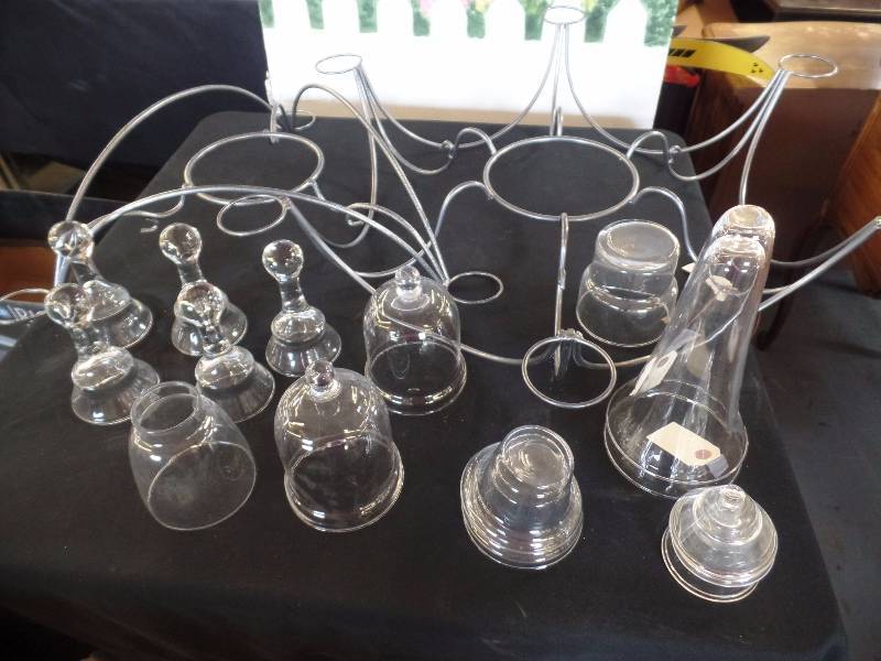 Two NEW Large Metal Chandeliers for Votives plus More
