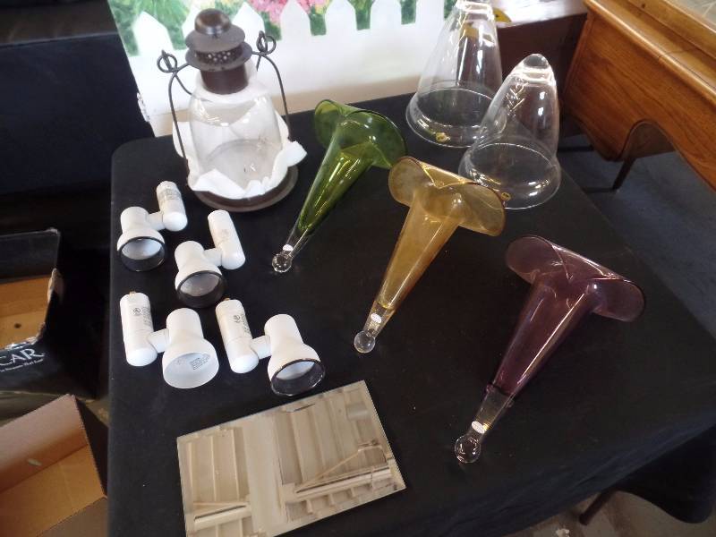 Extra Large Glass Votives, Lantern Style Candle Holder