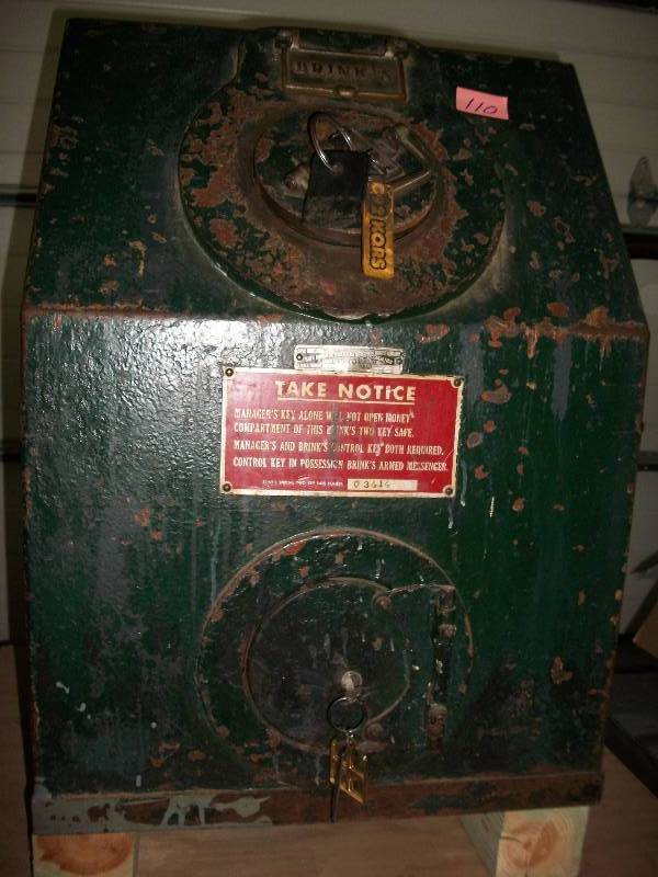Antique Brinks Drop Safe