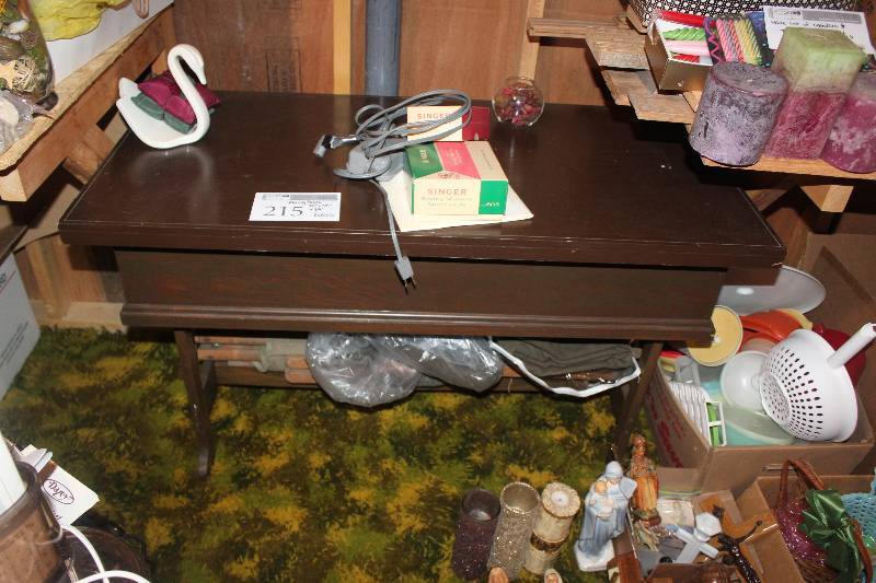 lot 215 image: Sewing Table