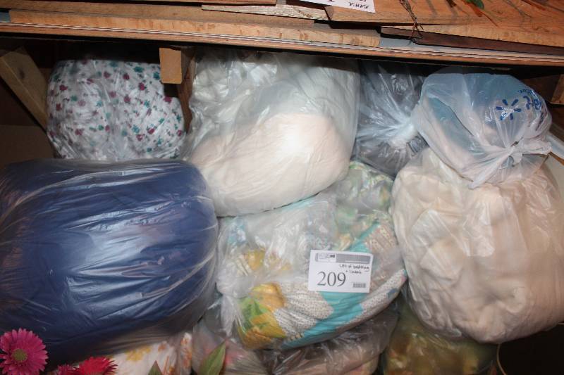 lot 209 image: Lot of Bedding, Linens