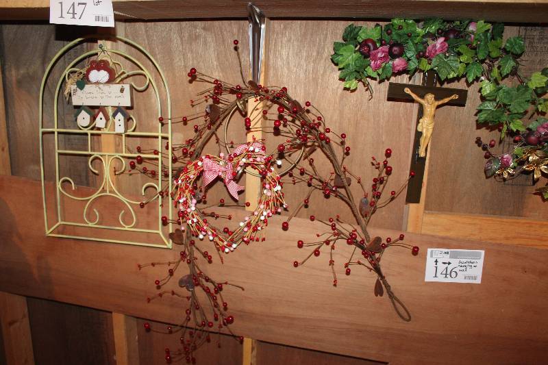 lot 146 image: Decorations Hanging On Wall
