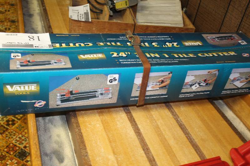 lot 18 image: Harbor Freight Tools 24 3-IN-1 Tile Cutter