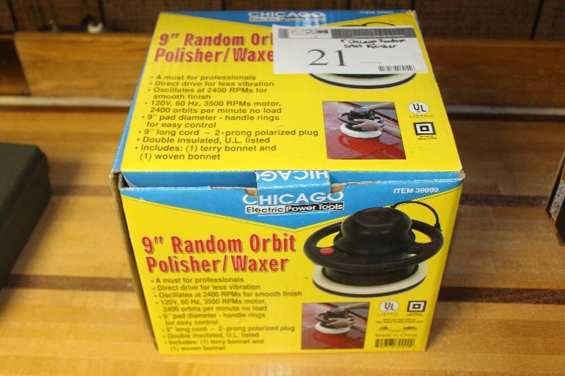 lot 21 image: Chicago 9 Random Orbit PolisherWaxer