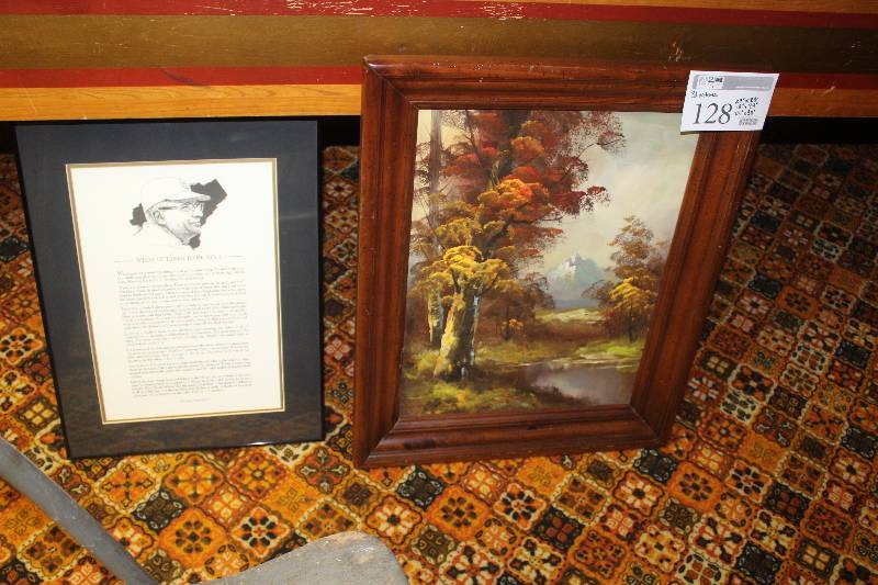 lot 128 image: Lot of (3) Wall Decorations