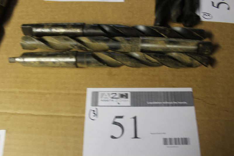lot 51 image: Lot of (3) Drill Bits