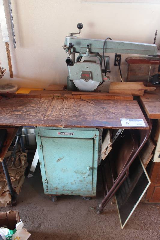 lot 8 image: Dewalt Radial Arm Saw