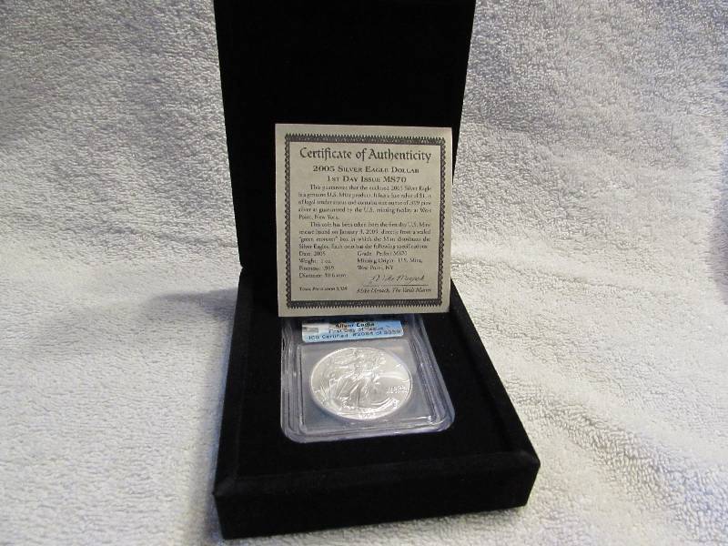 2005 Silver Eagle MS-70