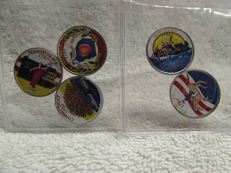 1999 Painted Statehood Quarters March Coin and Token Consignment