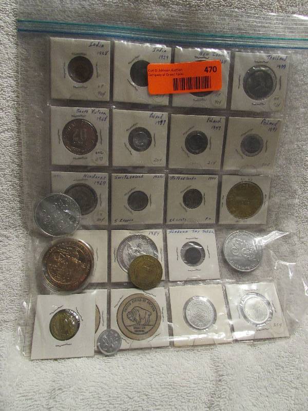 Foreign Coins and Tokens