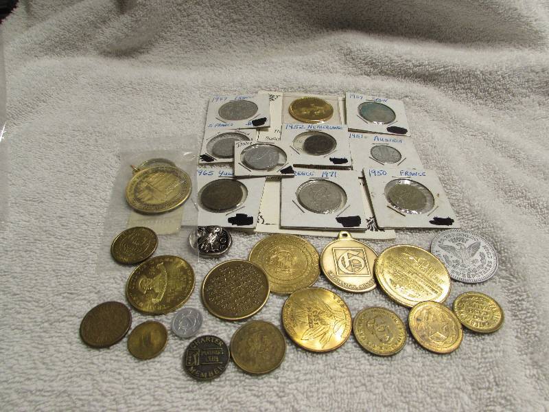 Medals, Tokens and Foreign Coins
