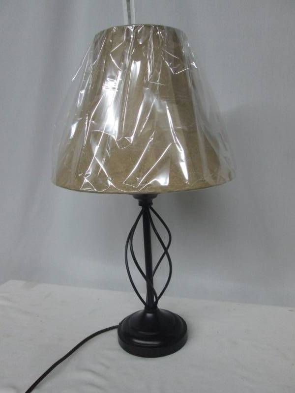 lot 56 image: McLeland Design Birdcage Table Lamp