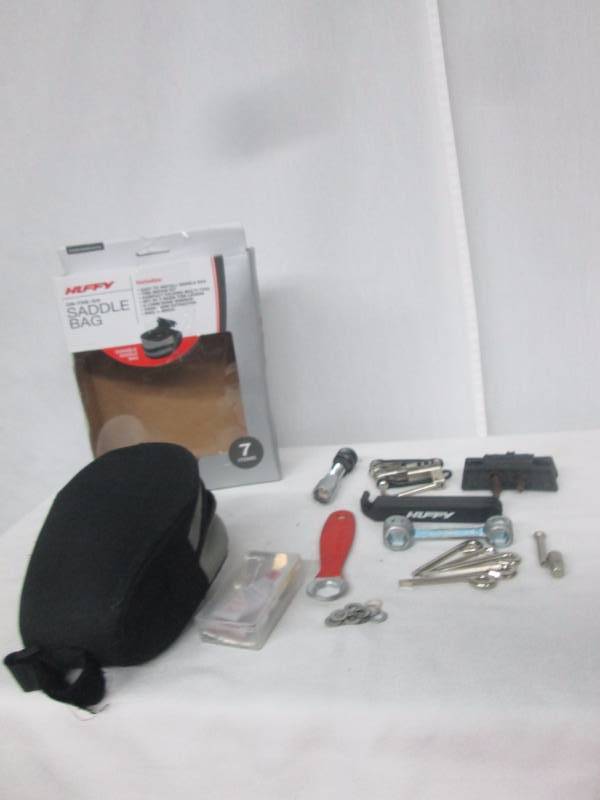 lot 64 image: Huffy Bike Saddle Bag with Tool Kit