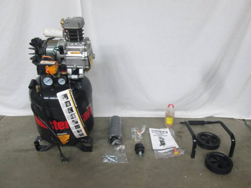lot 13 image: Master Craft 10-Gallon 3.5HP Air Compressor