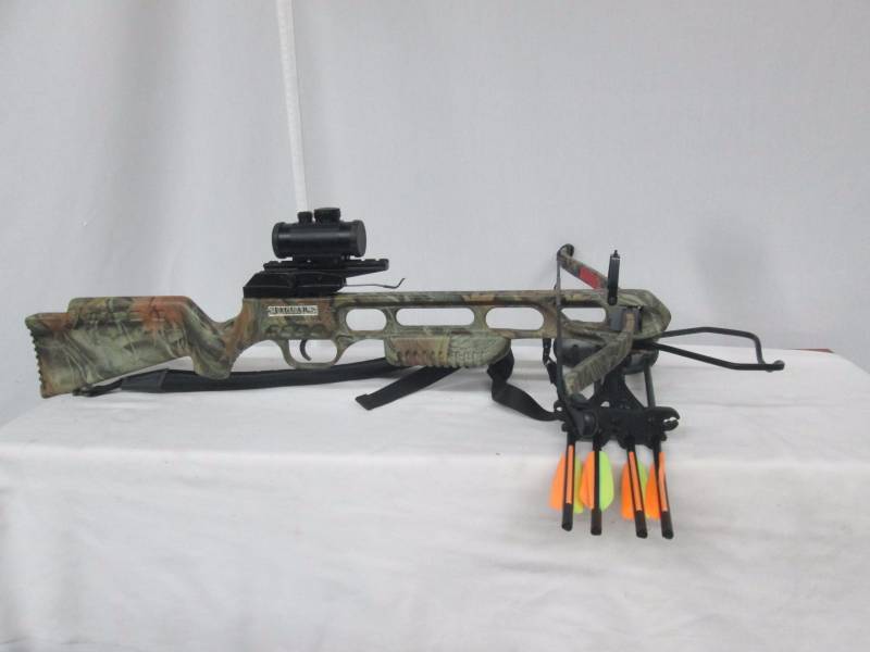 lot 27 image: Jaguar Camo 175-lb. Rifle Crossbow