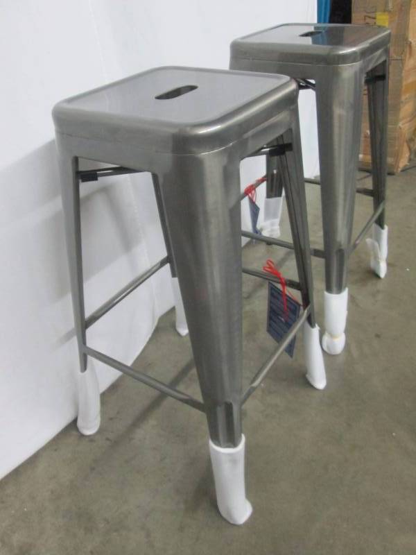 Bar Stools Sioux Falls Sd silver metal bar stool set of 2 february store returns Bar Stools Sioux Falls Sd silver metal bar stool set of 2 february store returns
