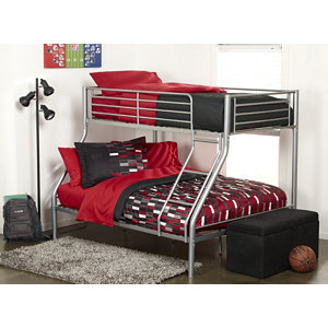 lot 23 image: Alcove Trio TwinFull Bunk Bed