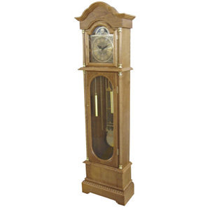 lot 24 image: McLeland Design 72 Grandfather Clock - Oak