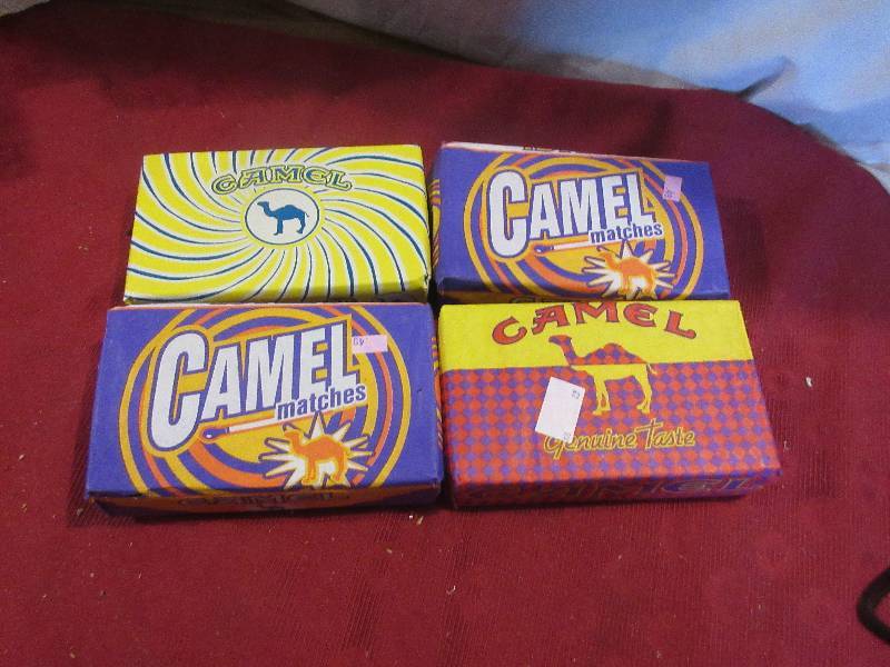 4 FULL BOXES CAMEL MATCHES