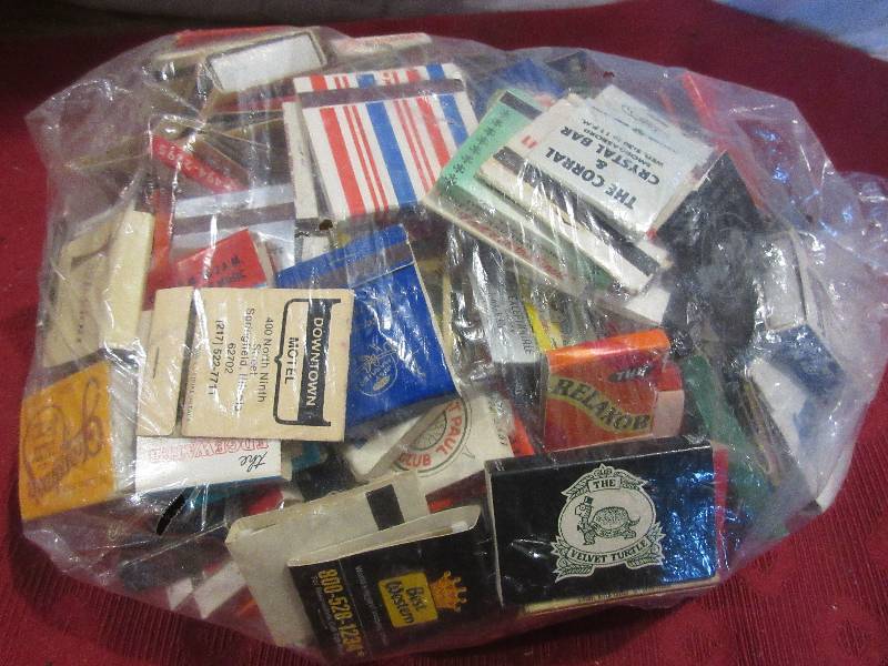 WHOLE BAG OF COLLECTIBLE MATCH BOOKS