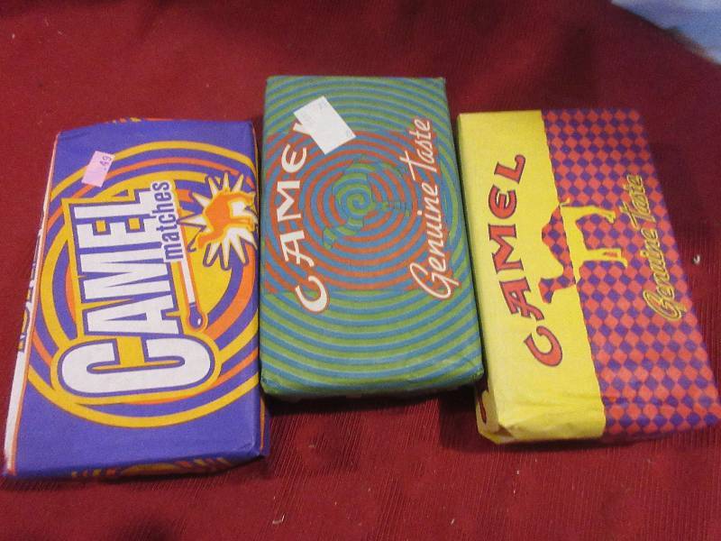 3 BOXES OF COLLECTIBLE CARMEL MATCHES