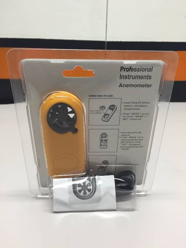 PROFESSIONAL INSTRUMENTS ANEMOMETER