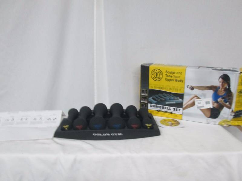 lot 61 image: Golds Gym Dumbbell Power Set