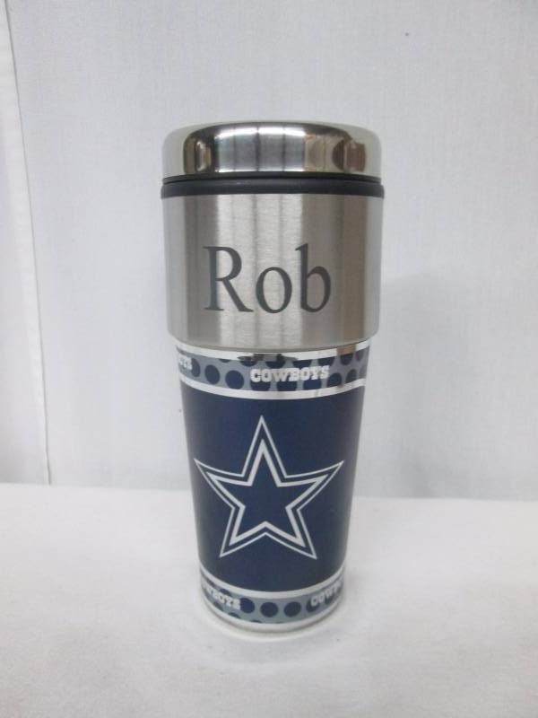 lot 76 image: Personalized NFL Insulated Tumbler