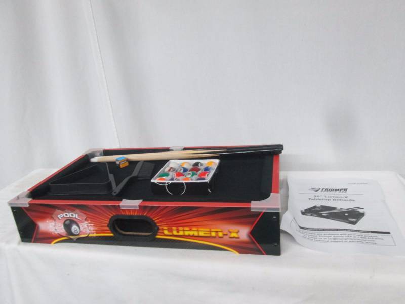 lot 65 image: 20 Lumen-X Table Top Billiards with LED Lights